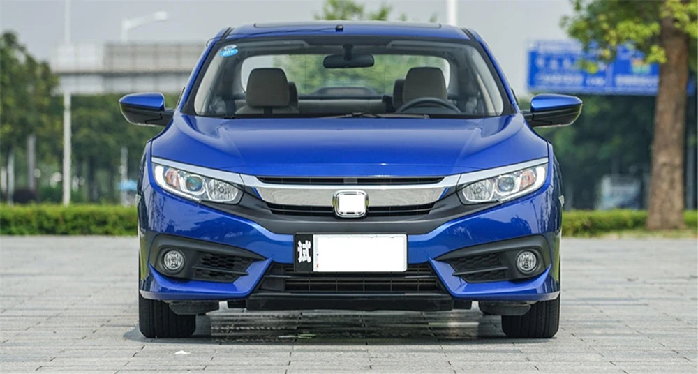 3-в-1 функции автоматического светодиодный для Honda Civic DRL дневного света автомобилей противотуманный прожектор с желтый сигнал