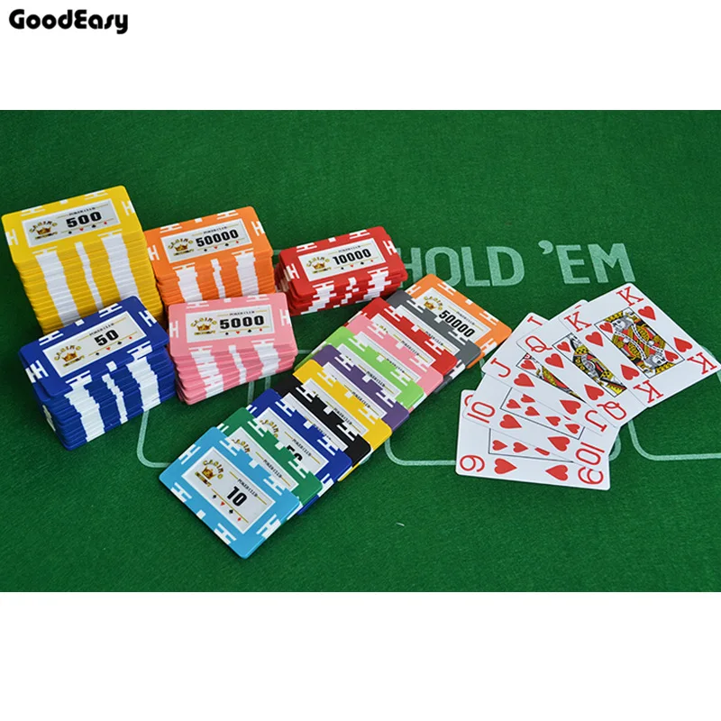 

25 PCS/LOT Poker Chips 11 Colors 29g Clay/Iron "Poker Club" Texas Hold'em Poker Wholesale Square Crown Cheap Poker Chips