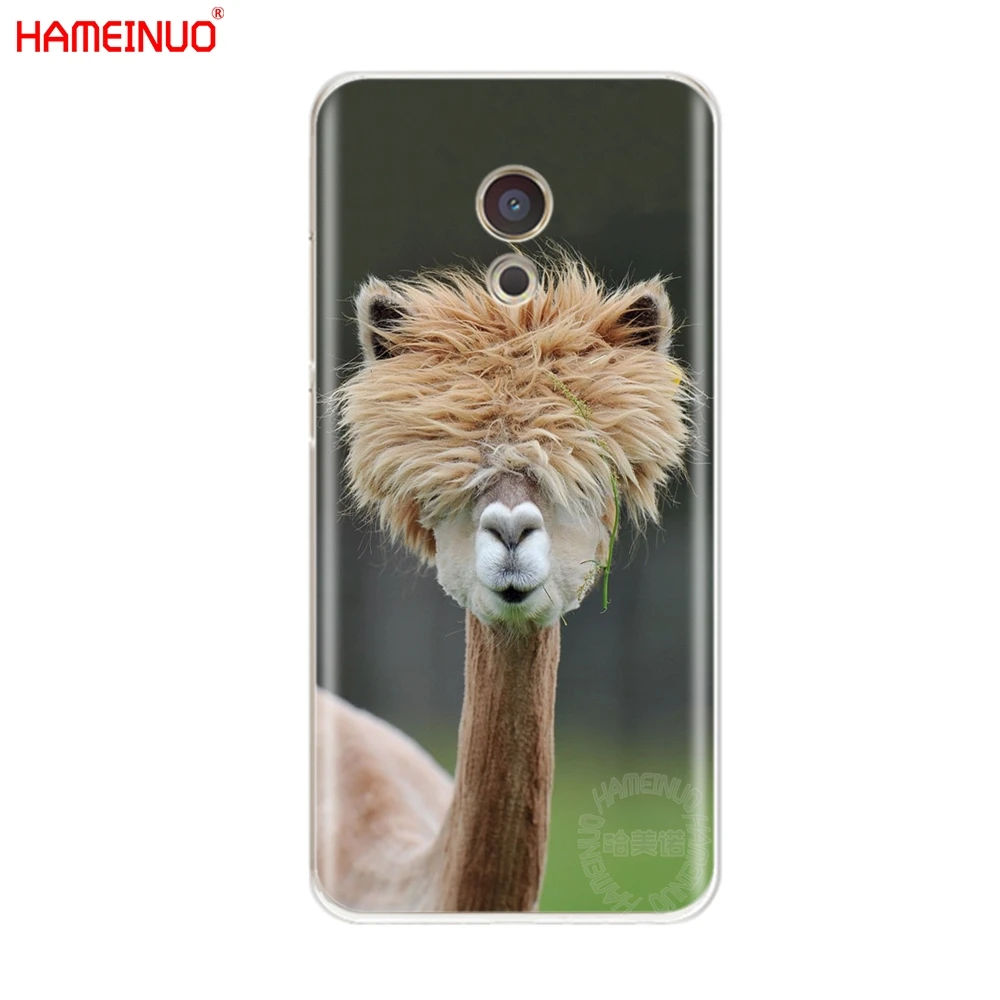 HAMEINUO Рождественский чехол для телефона с милыми альпаками Meizu M6 M5 M5S M2 M3 M3S MX4 MX5 MX6 PRO