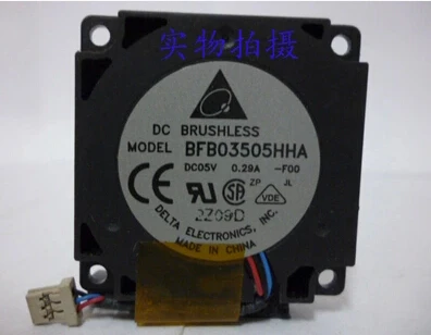 Оригинальный 35*35*10 5V 0.29A BFB03505HHA 3 pin центробежного вентилятора