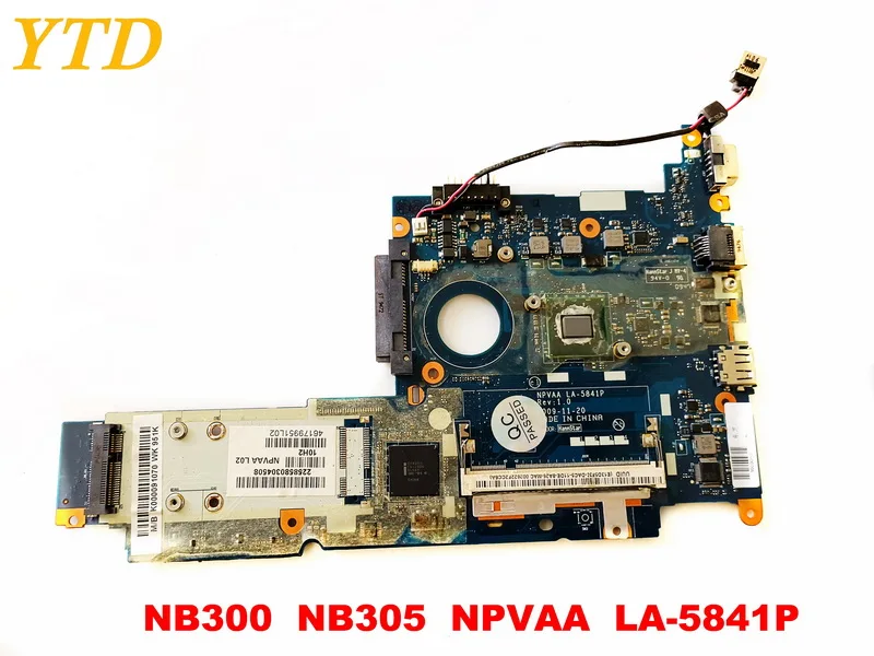 Оригинальная материнская плата для ноутбука Toshiba NB300 NB305 NPVAA LA 5841P протестирована