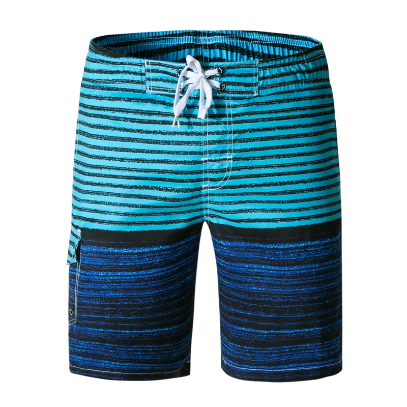 

Plus Size New Summer Fashion Board Shorts Men's Clothing Roupas Swimwear Men Short Masculino Praia Gay Swimwea Striped Casual