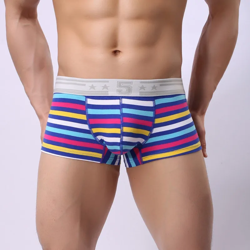 Мужское нижнее белье хлопковые трусы боксеры с мешочком шорты Calzoncillos Hombre Cueca
