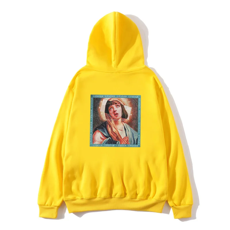 Новая горячая распродажа мужская толстовка с принтом Девы Марии забавная