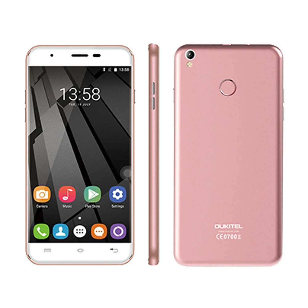 Оригинал OUKITEL U7 Плюс 4 Г/U7 Pro Сотовый Телефон MT6737 Quad Core Отпечатков Пальцев Смартфон