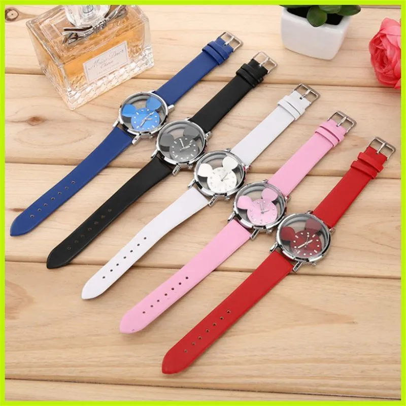Reloj mujer новые кожаные модные брендовые часы-браслет Детские повседневные