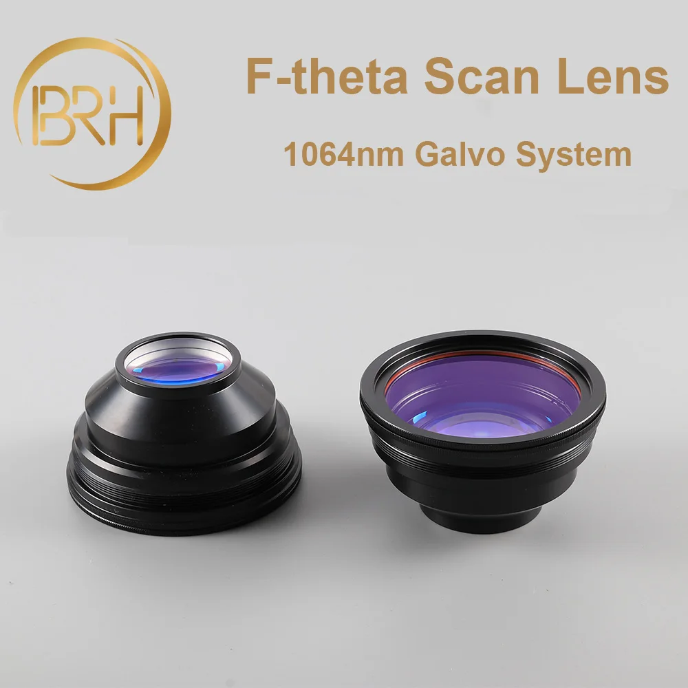 BRH F theta объектив для сканирования 1064nm резьба M85X1 Scan 50x50 300x300mm FL.63 420mm волоконно