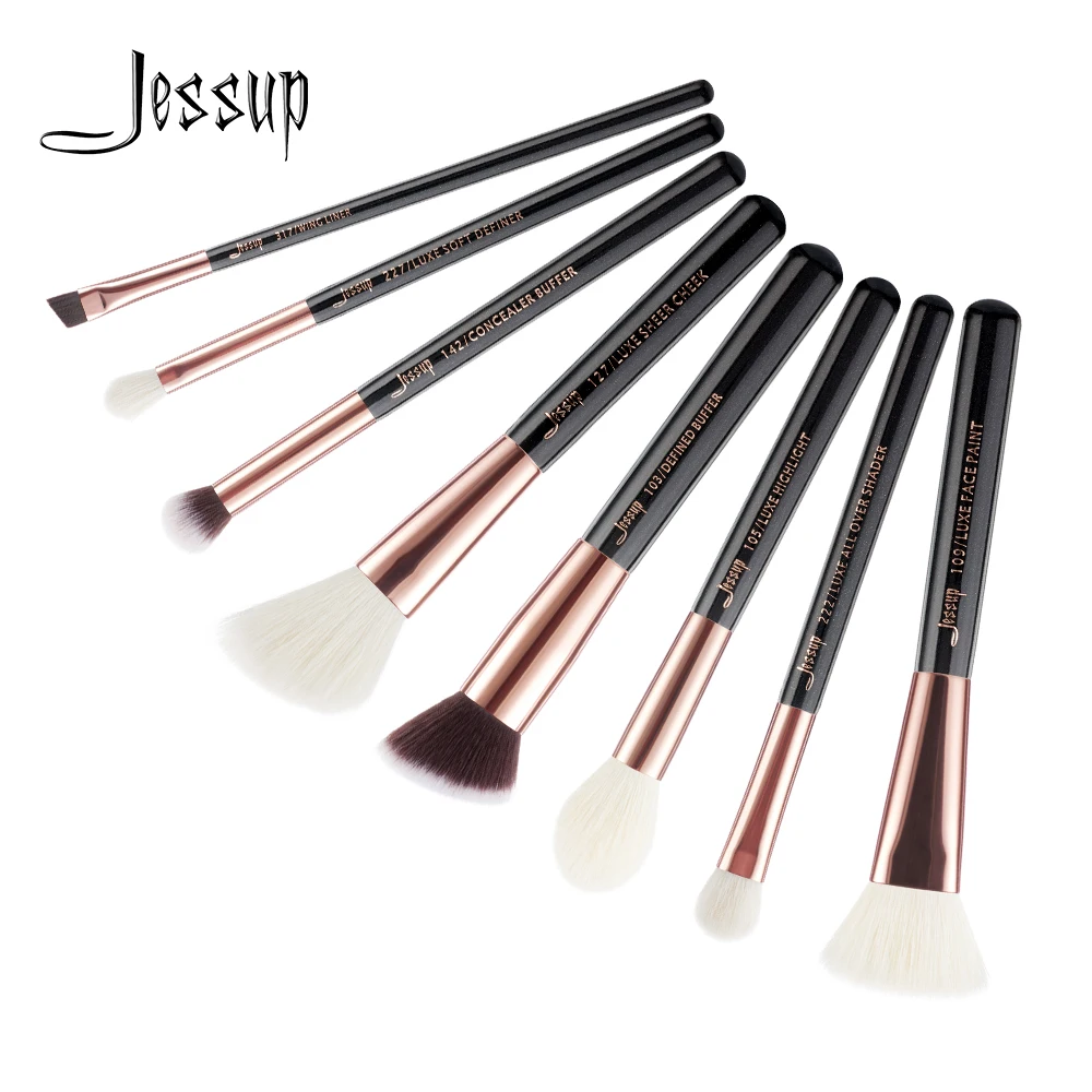 Набор кистей для макияжа Jessup набор 5 цветов|brush tool kit|brush 8pcsjessup brushes |