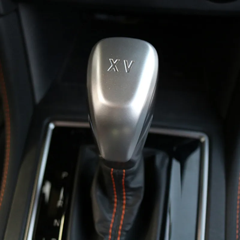 ABS Матовый Серебряный рычаг передач декоративная крышка для Subaru XV crosstrek 2018 новый