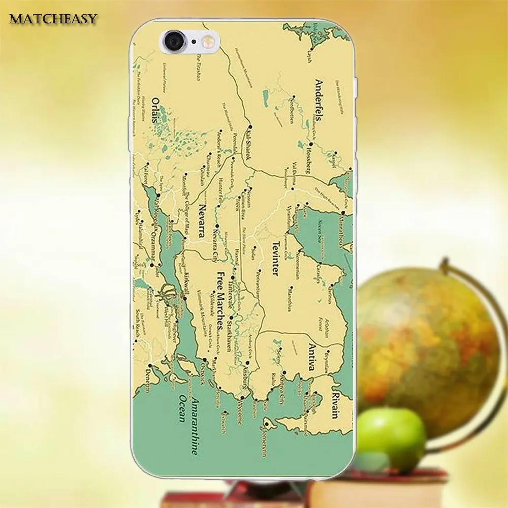Мягкий чехол для мобильного телефона Dragon Age 2 Map Apple iPhone X XS Max XR 4 4S 5 5C SE 6 6S 7 8 Plus |