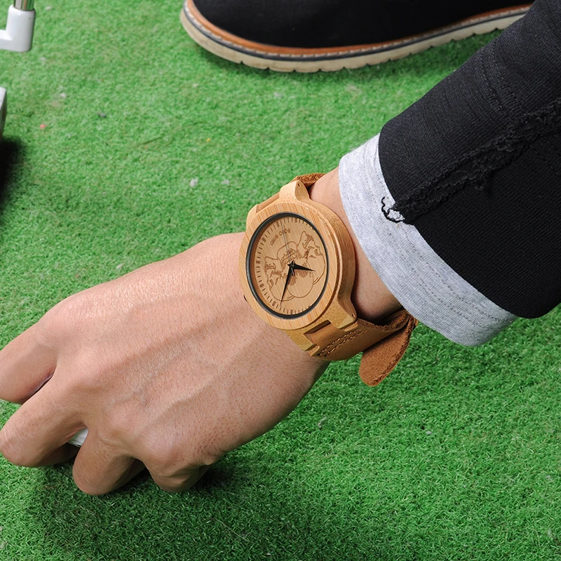 Бобо птица Watch Для мужчин Специальные Дизайн реалистичные УФ печати циферблат