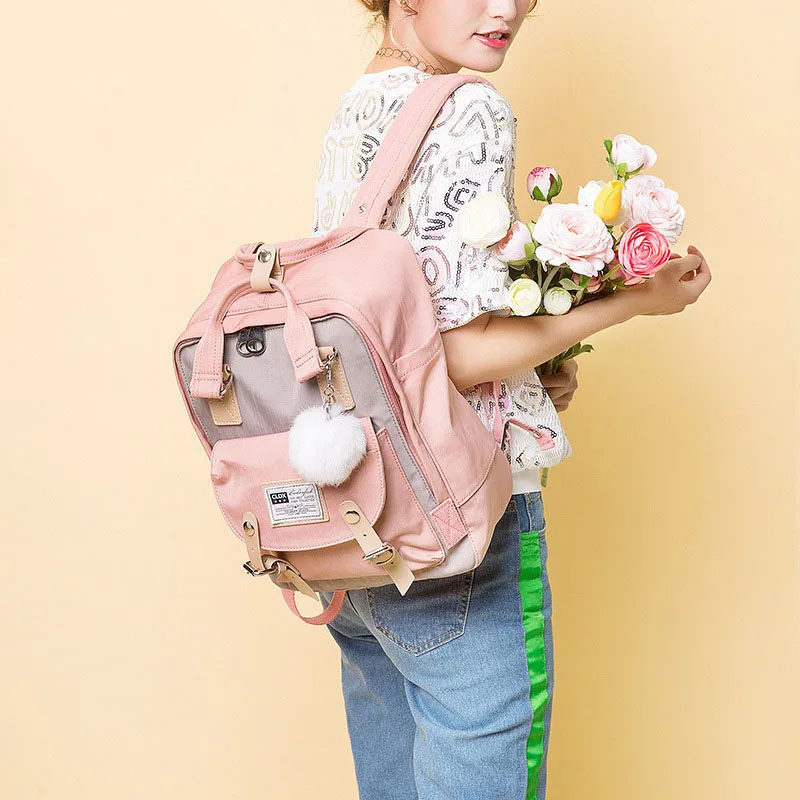 2018 Fashion Female Backpack Women Leisure Travel School Bag Large Students Satchel Bags Teenage Girls Laptop Backpacks mochila | Багаж и