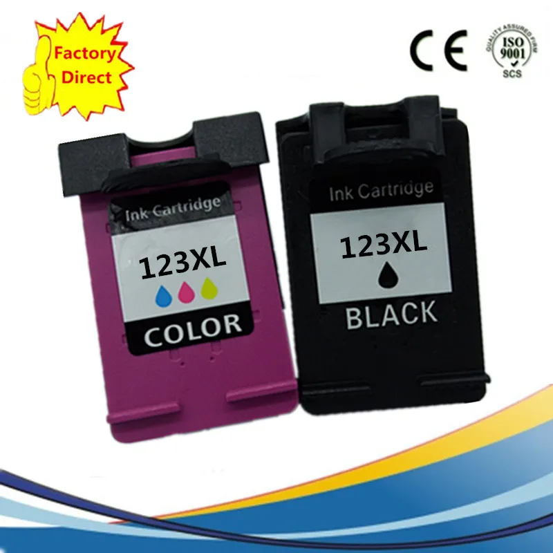 Картриджи для струйных принтеров HP123 XL 123XL HP123XL Deskjet 1110 1111 1112 2130 2132 3630 3632 |
