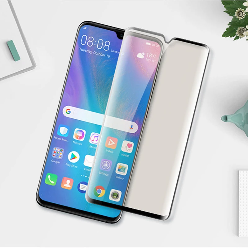 Защитное стекло 35D для Huawei P30 P10 P20 lite pro закаленное mate 20 10 Pro изогнутая защита