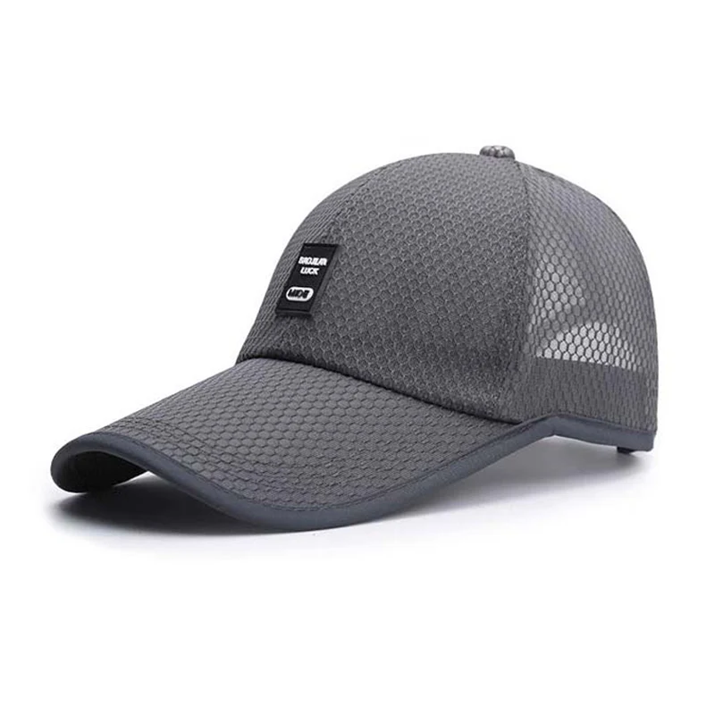 Fashion Summer Baseball Caps Men's Mesh Cap Comfortable Breathable Hats Neutral Adjustable Sports Hat Free Shipping Sale | Аксессуары