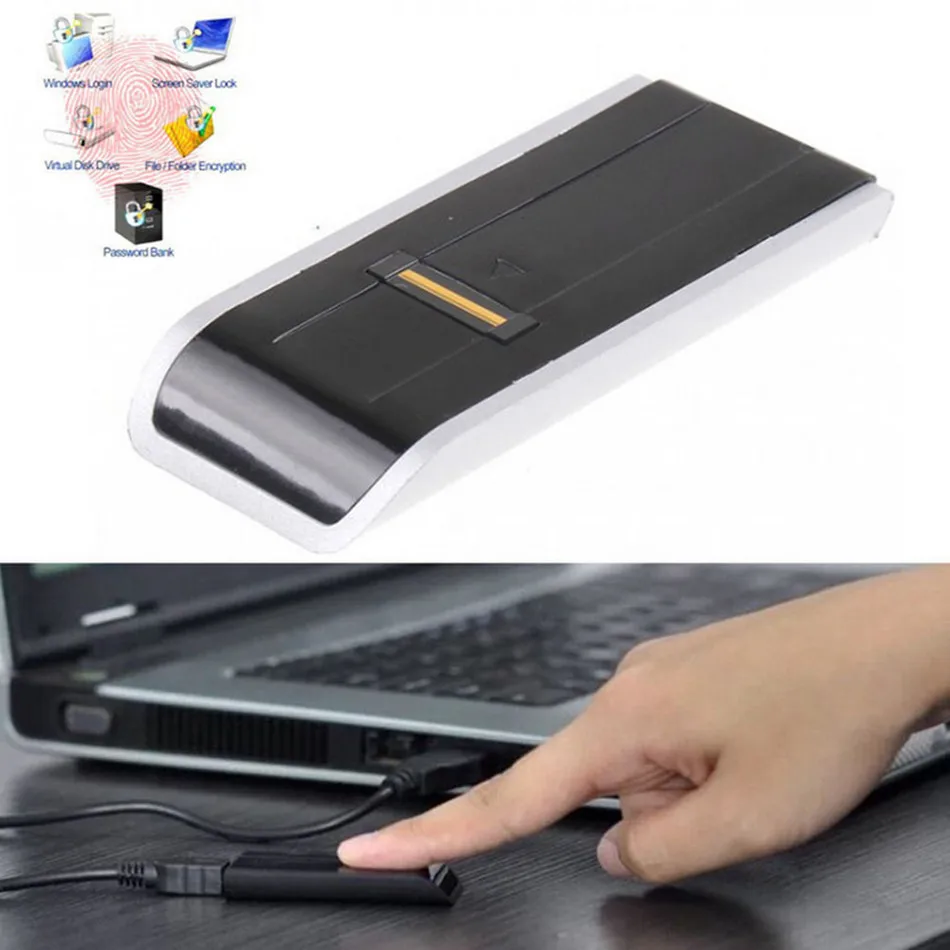 AFPL01 USB сканер отпечатков пальцев блокировка компьютера био зашифрованное