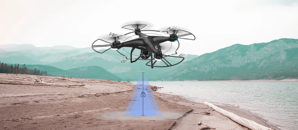 Holy Stone HS120D gps RC Дрон Профессиональный FPV 1080P HD камера дроны следуем за мной gps ГЛОНАСС Квадрокоптер Wifi RC вертолет
