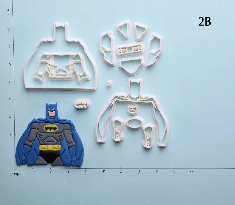 Супер герой Nightwing Бэтмен формочка для печенья набор на заказ 3D принт помадка кекс