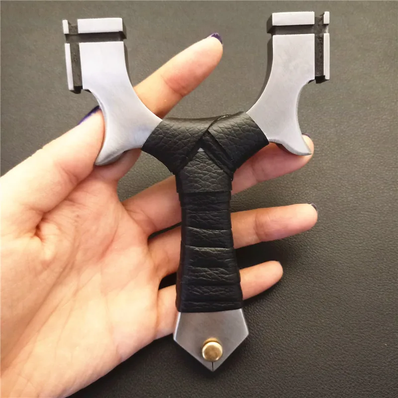 Новая Мощная гроза из нержавеющей стали Slingshot катапульты Охотник на запястье