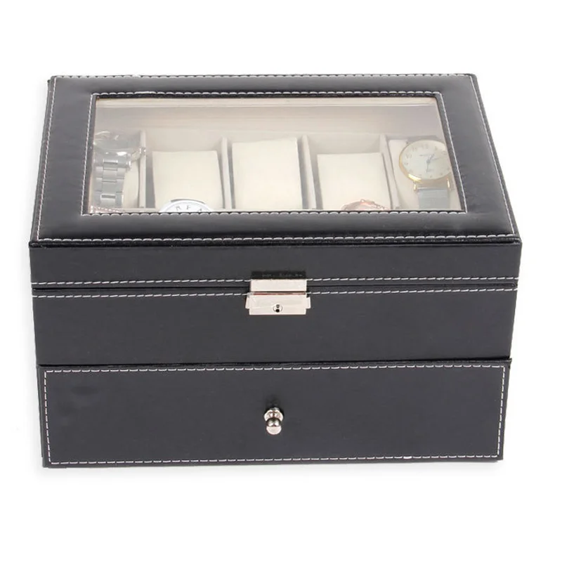 Quickdone 1 шт. коробка для демонстрации часов держатель хранения органайзер чехол