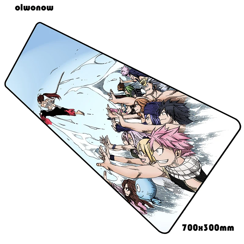 Fairy tail коврик для мыши 700x300x3 мм персональная компьютерная мышь игровой мат геймпад мальчик подарок игровой коврик для мыши офисная padmouse