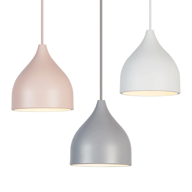 Nordic Restaurant Pendant Lamp Creative Modern Minimalist Three Head Lamps Bar Dining Room Home Macarons Small Chandelie | Лампы и