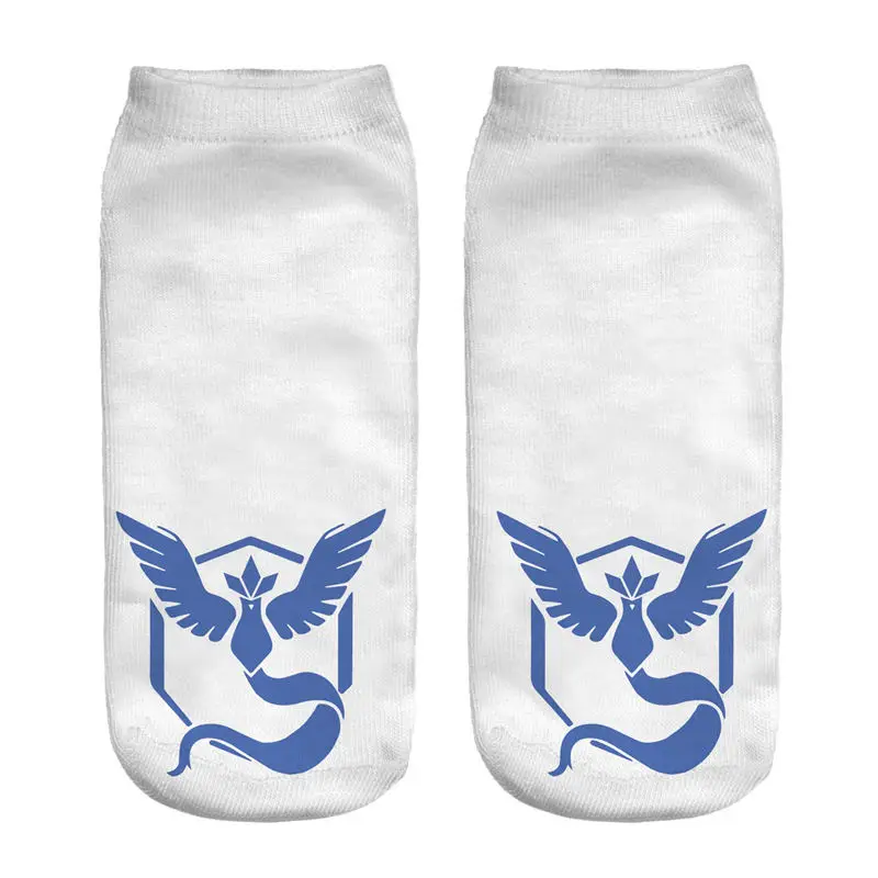 Женские носки с 3D принтом животных команда инстинкт белый оптовая продажа