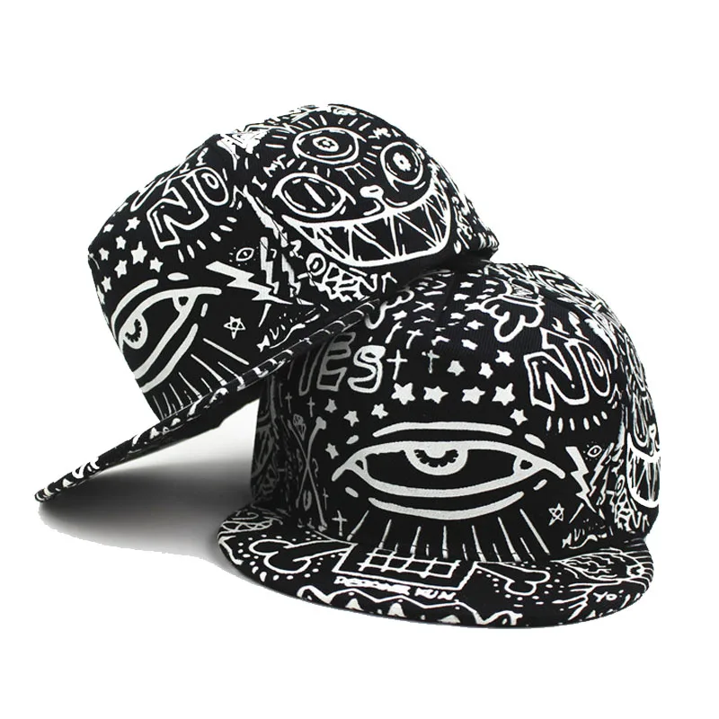 2018 граффити Бейсбол Кепки хип-хоп дневной свет Snapback S Для мужчин Casquette женщин