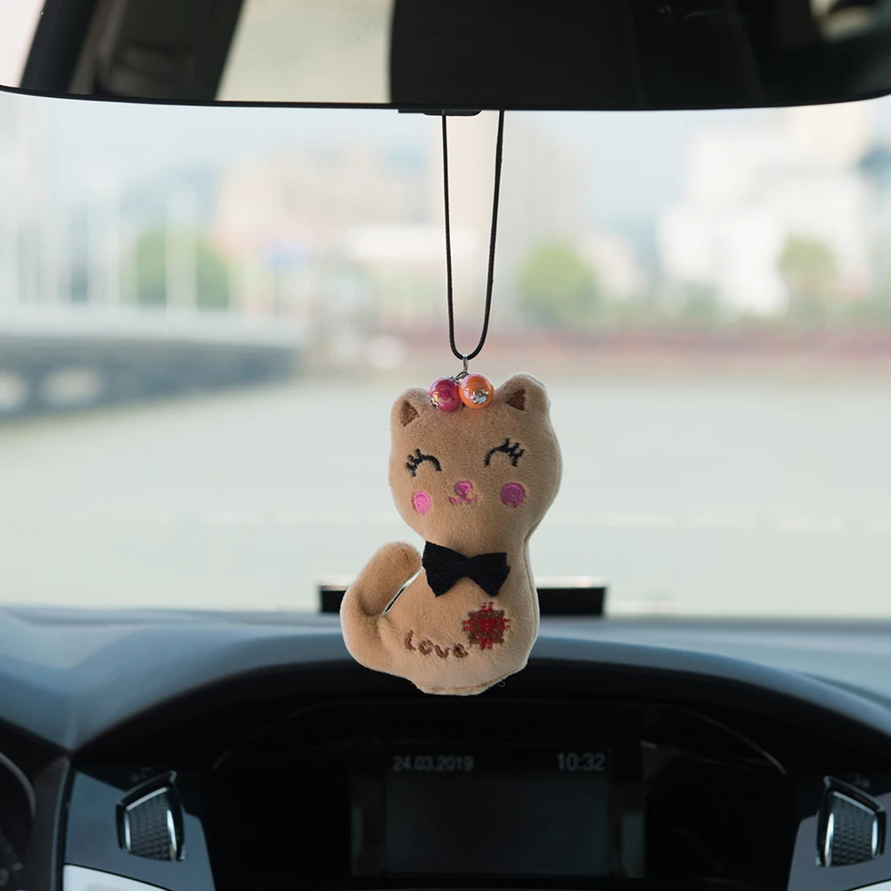 Подарки украшение для дома автомобильный кулон красочный плюшевый милый кот