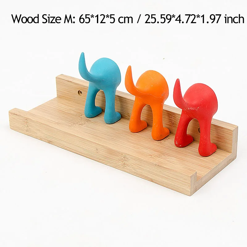 Wood M Настенные плавающие полки дисплея деревянные настенные полки для хранения для спальни гостиной ванная кухня офис Домашний декоративный - Цвет: Wood M