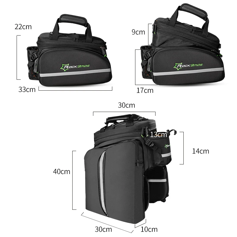 ROCKBROS 35L MTB велосипедные сумки рамки багажной сетки Водонепроницаемый