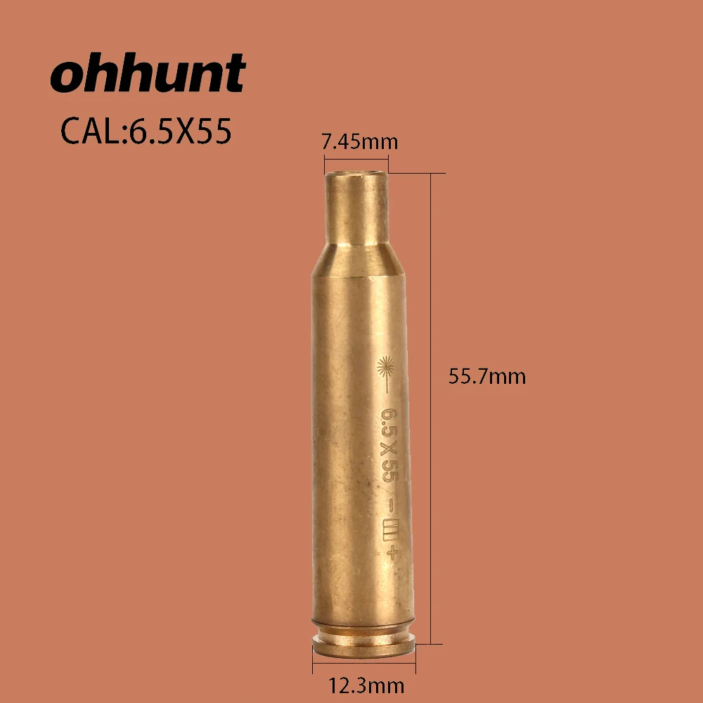 Ohhunt лазер в красный горошек латунь Диаметр sighter cal 7.62X54R 7.62X39 7X57R 8X57JRS 9.3X62 30 300WIN