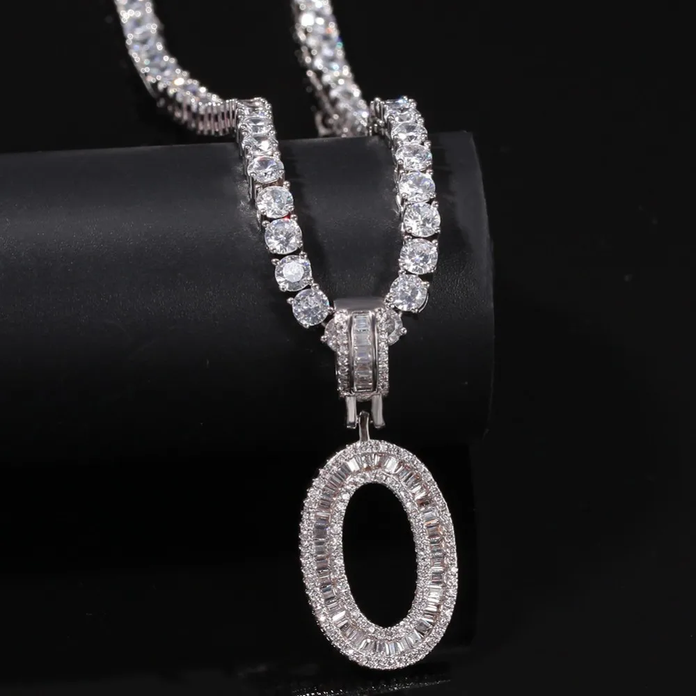 Мужская подвеска в стиле хип-хоп UWIN кулон с надписью багет и 4 мм цепочкой из