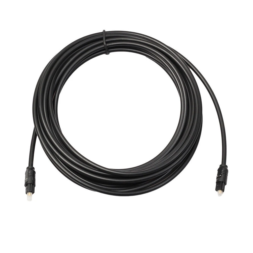 Цифровой волоконно-оптический аудио кабель SPDIF MD DVD TosLink свинцовый позолоченный