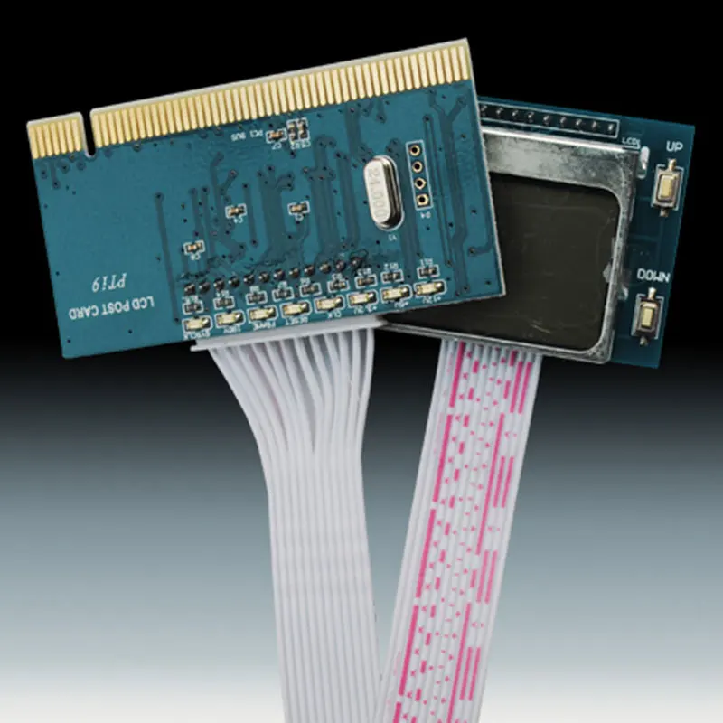 Английская и упрощенный китайская компьютерная Тестовая карта PCI LCD