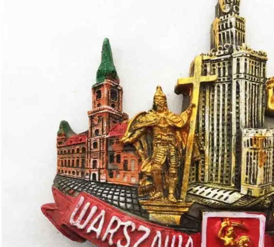 Дворец культуры и науки Warsaw Poland 3D магниты на холодильник сувениры для путешествий домашнее украшение на холодильник магнит