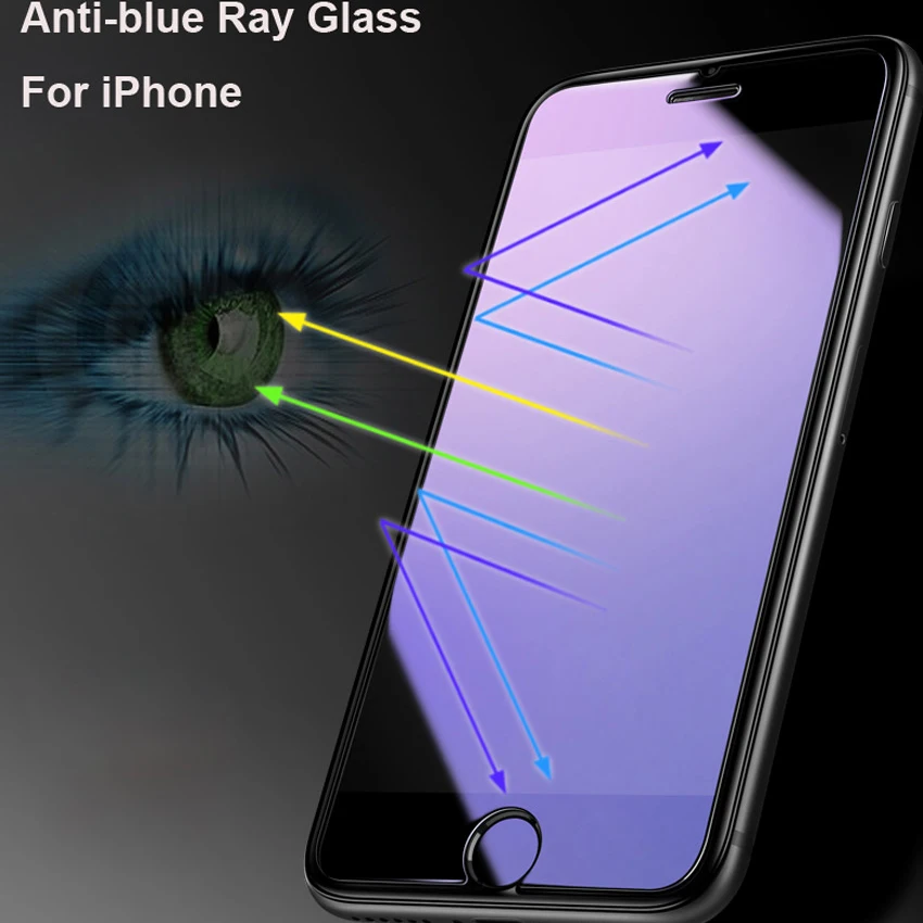 Reveles анти-голубой свет закаленное Стекло для iPhone 7 Plus защитить глаза синий Экран