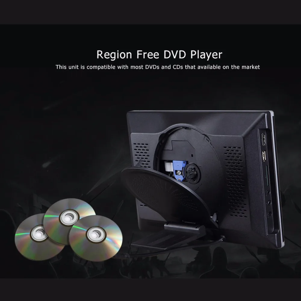 10 1 дюймовый сенсорный экран FHD подголовник DVD с FM/IR/USB/SD/беспроводная игра/HDMI (1