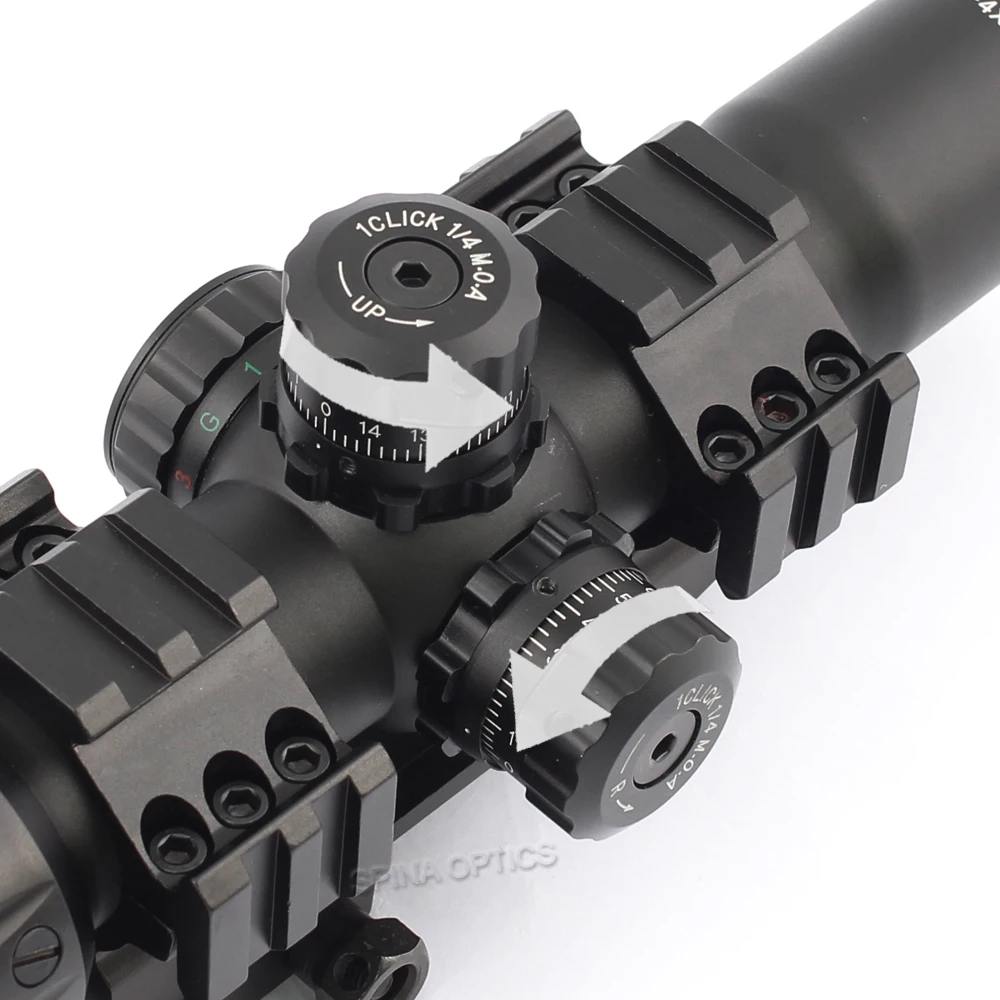 Тактический винтовочный прицел Spina Optics 1 5 4X30 Mil dot охотничий водонепроницаемый с