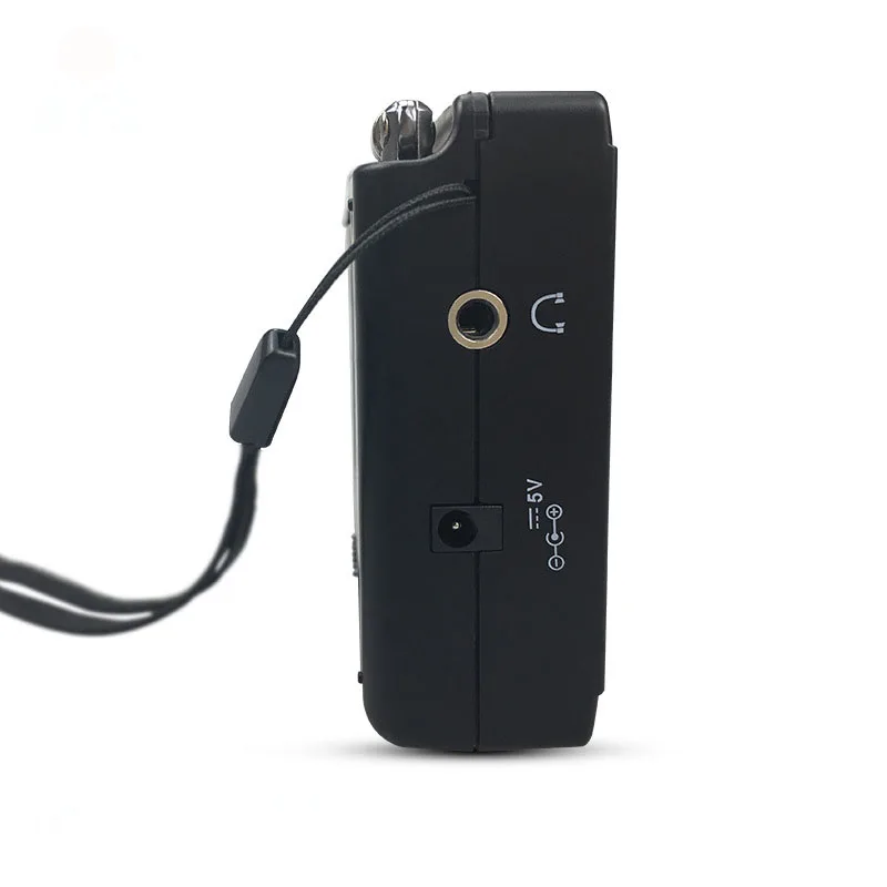 Портативное мини радио FM/MW/SW с цифровым будильником портативный часовой