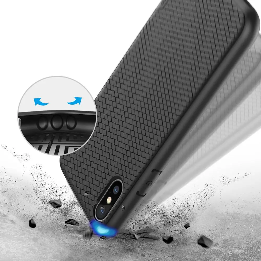 Чехол SHIELDON для IPhone X/XS гибкая Защита от царапин амортизация прочный