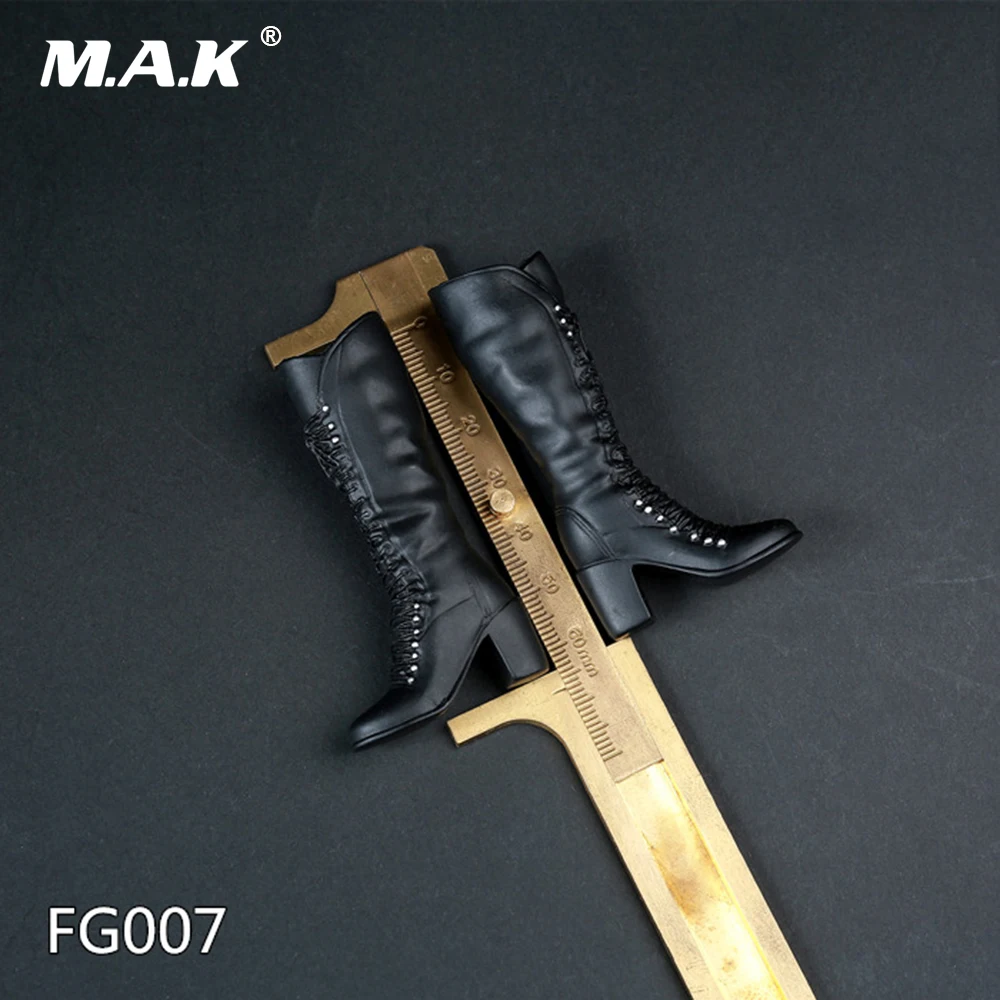 1/6 Scale Female High Heels 1:6 Mid Boots Red/Black 3 Styles ombat Shoes for 12'' Girl Steel Skeleton Jiaodoll PH Action Figure |
