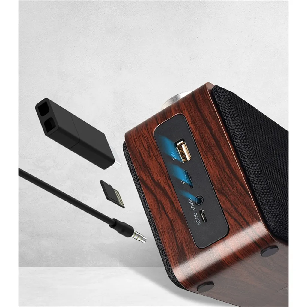 HIfi портативный мини Bluetooth беспроводной стерео музыкальный динамик USB FM радио TF