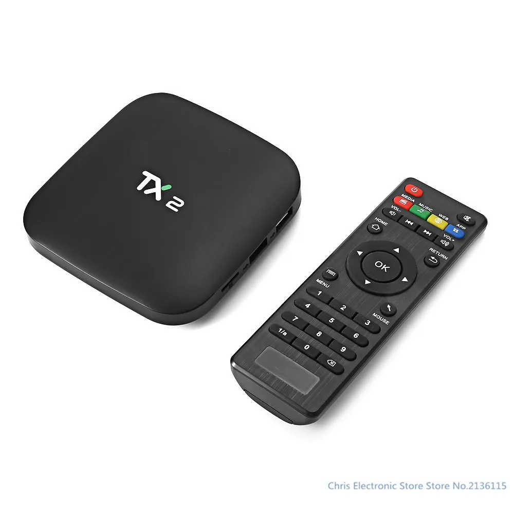Смарт ТВ приставка Mesuvida TX2 R2 Android 6 0 BT 2 KD плеер 2G 16G ARM Cortex A7 RK3229 32 бит 4 ГГц WiFi 4K 2K