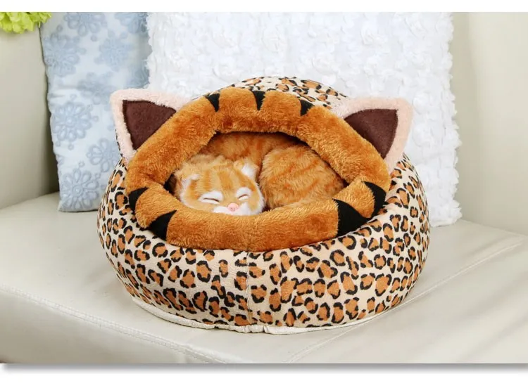 Зимний Теплый мягкий флисовый для собаки диван-кровать домашний питомник