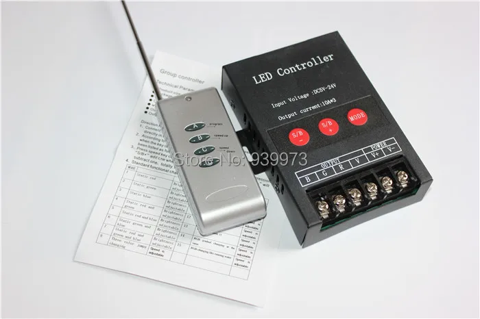 Пульт дистанционного управления LED RGB 360W для 5050 полос и 3528 полос|control tv with iphone|rgb led