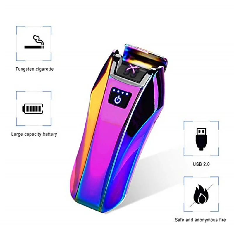 Зажигалка Arc USB ветрозащитная беспламенная перезаряжаемая зажигалка для
