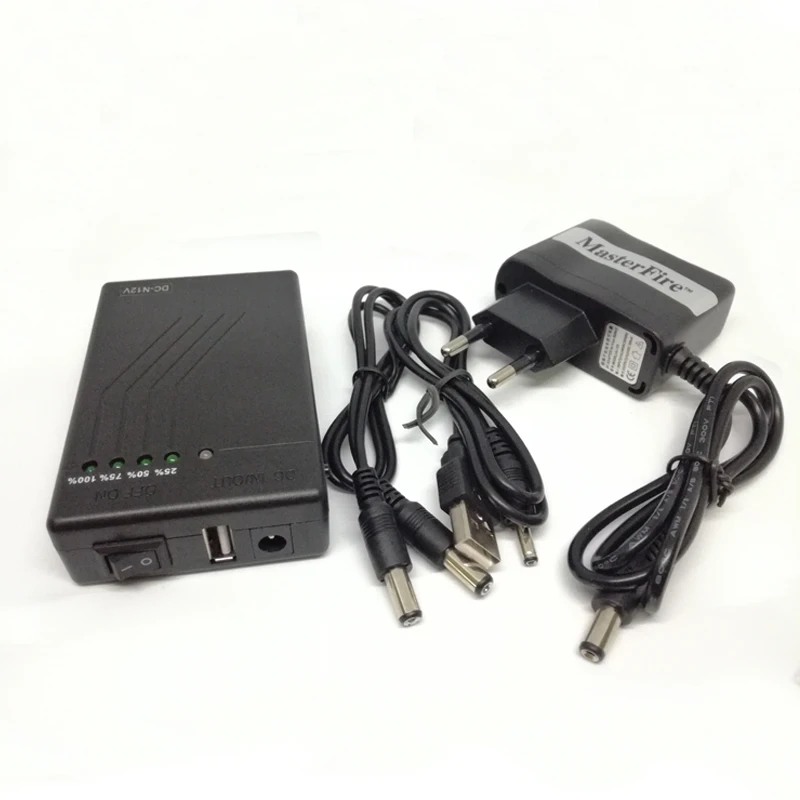 MasterFire Новый DC 12V/3800mAH USB 5V/5600mAH литий-ионный аккумулятор для камеры видеонаблюдения