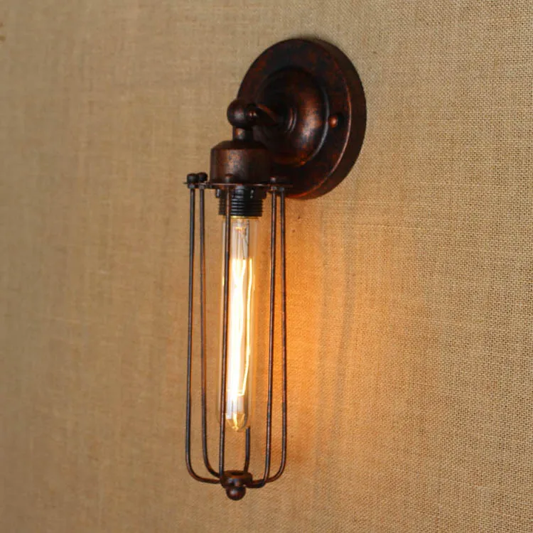 Винтажный настенный светильник в стиле ретро светодиодная лампа лофт индастриал