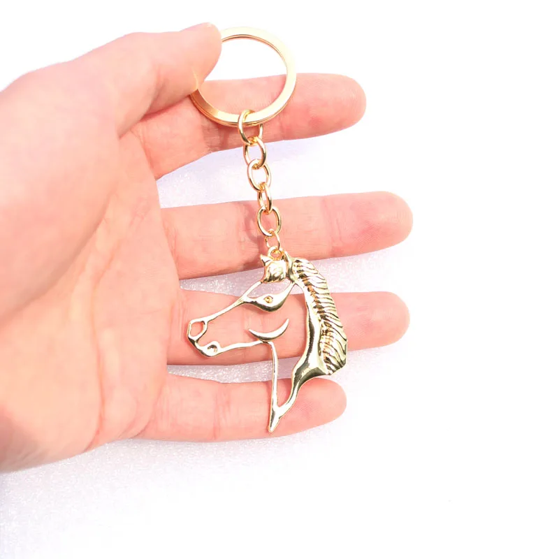

Simple and lovely horse Horse head key chains birthday gift keychain
